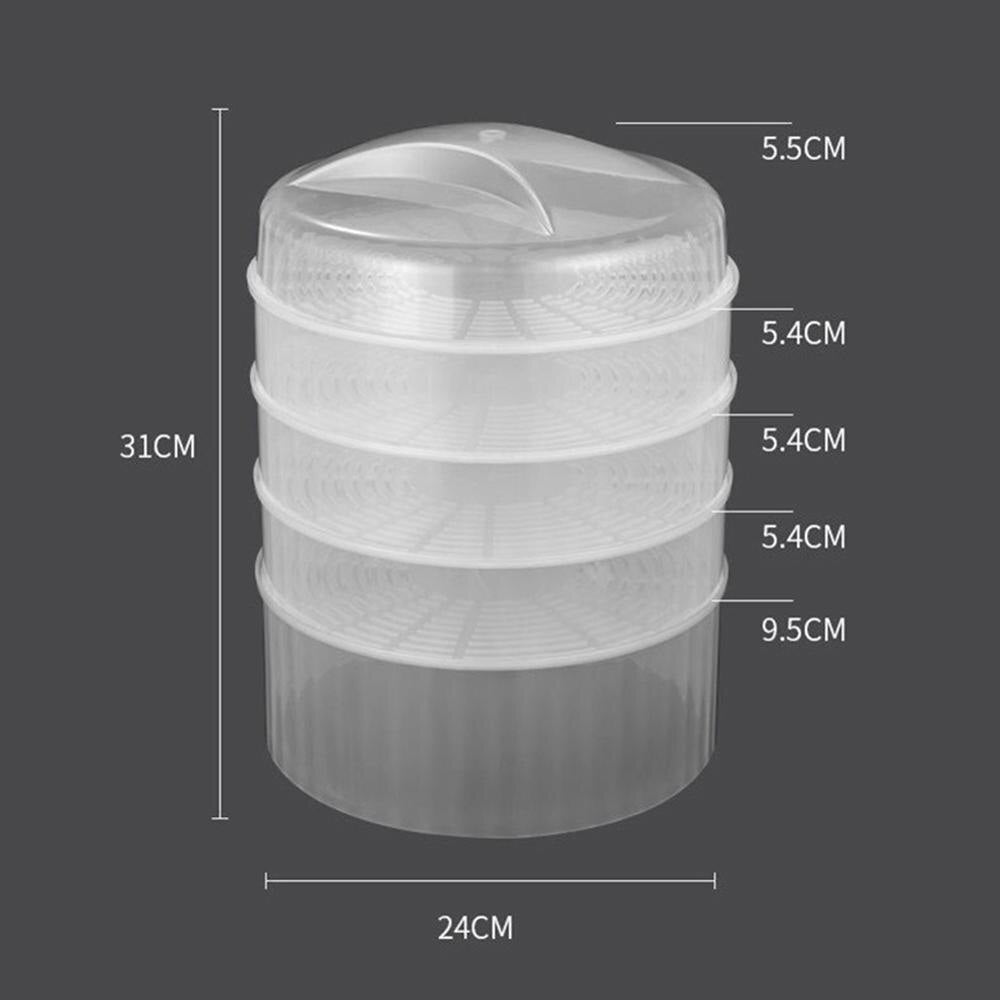 Lisslune | 5-Tier Transparent Food Storage Container