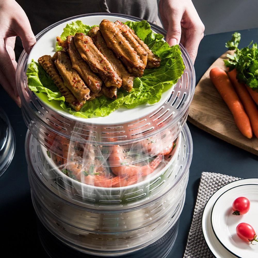 Lisslune | 5-Tier Transparent Food Storage Container
