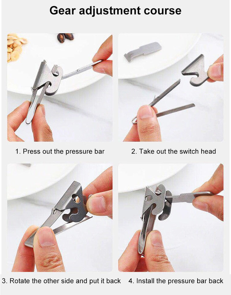 Lisslune | Stainless Steel Manual Seed Peeler