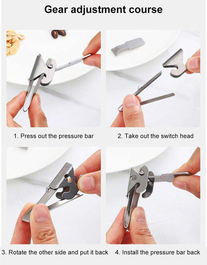 Lisslune | Stainless Steel Manual Seed Peeler