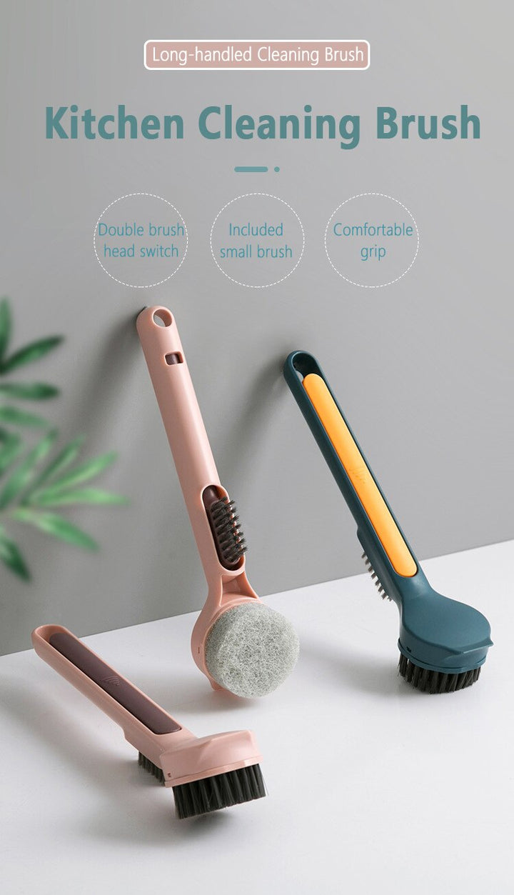 Lisslune | 2in1 Long Handle Dish Brush