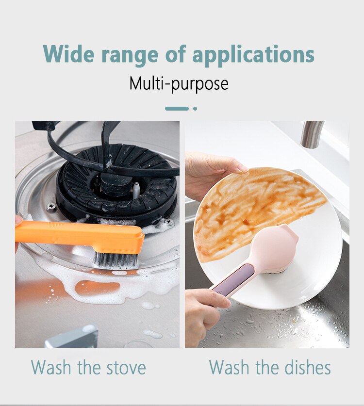 Lisslune | 2in1 Long Handle Dish Brush