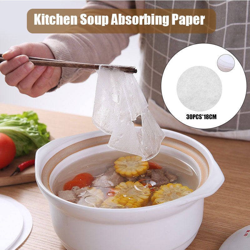 Lisslune | 30pcs Oil-Absorbing Food Paper