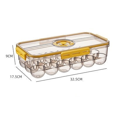 Lisslune | Transparent Refrigerator Thick Storage Organizer Box