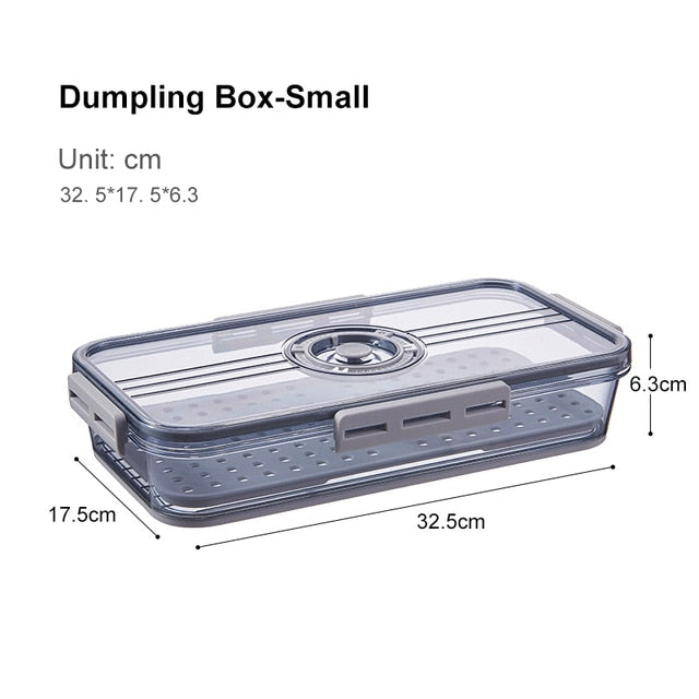Lisslune | Transparent Refrigerator Thick Storage Organizer Box