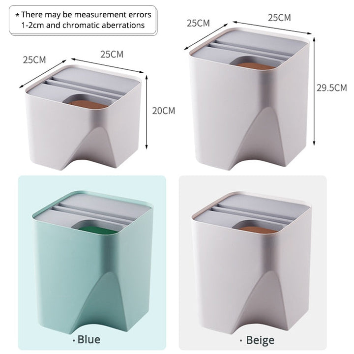 Lisslune | Stackable Trash Can