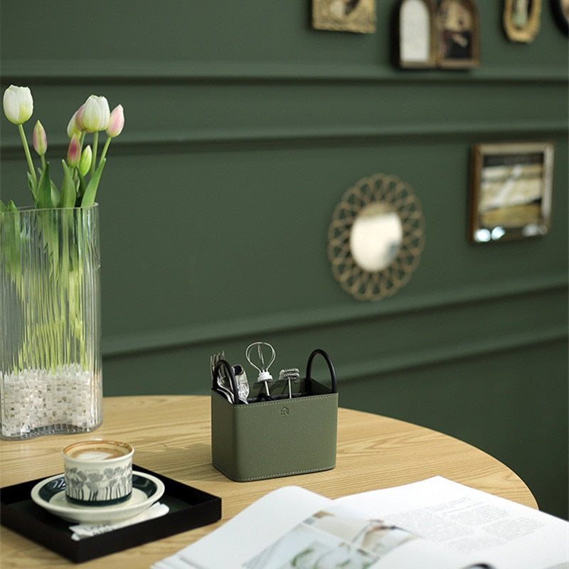 Lisslune | Oslo Leather Storage Basket