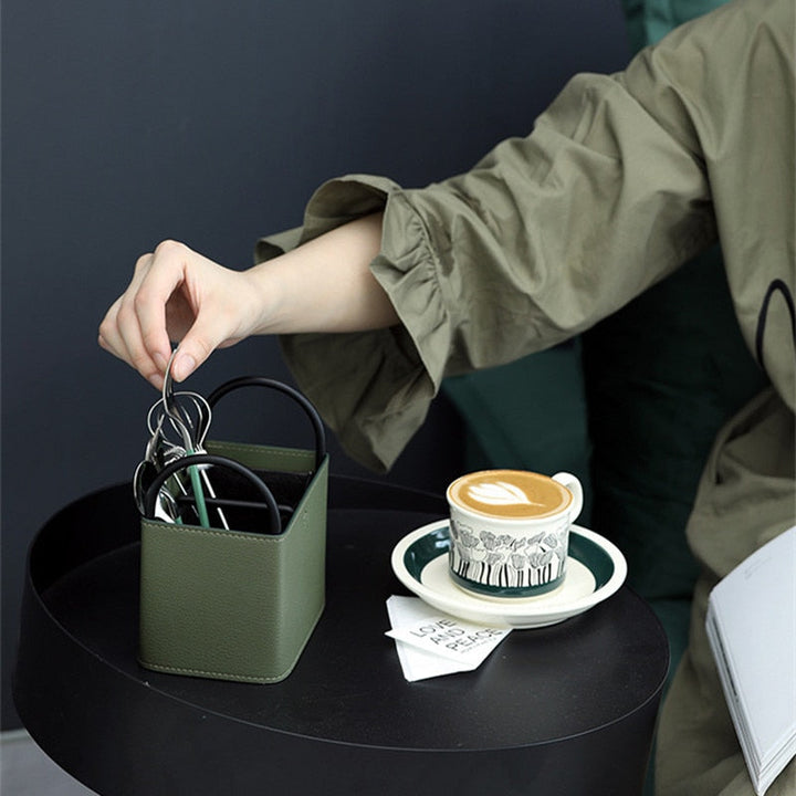 Lisslune | Oslo Leather Storage Basket