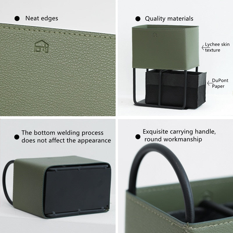 Lisslune | Oslo Leather Storage Basket