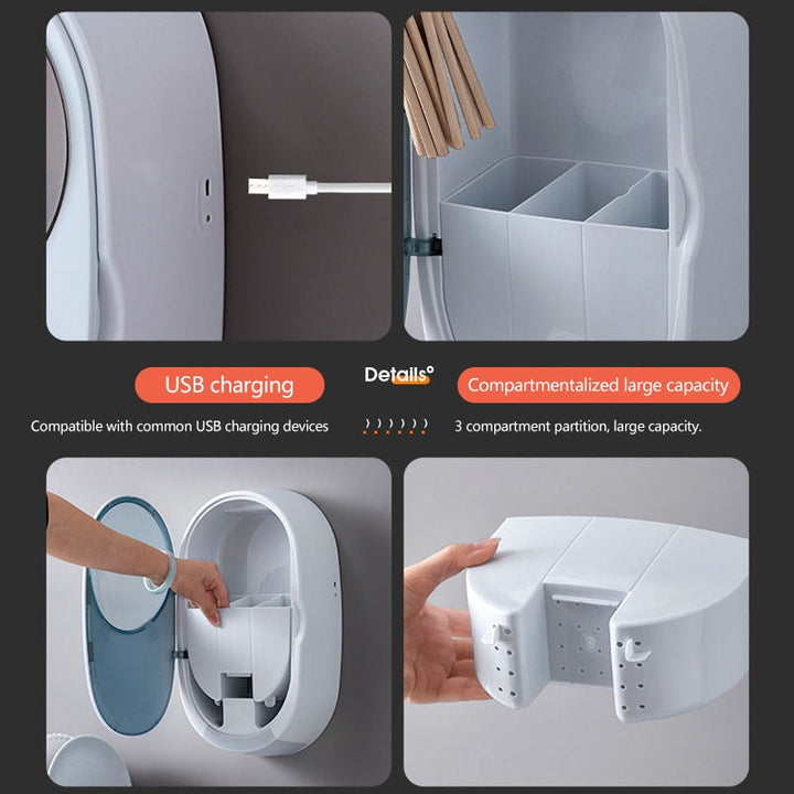 Lisslune | Wall-Mounted UV Disinfection Drainer Box