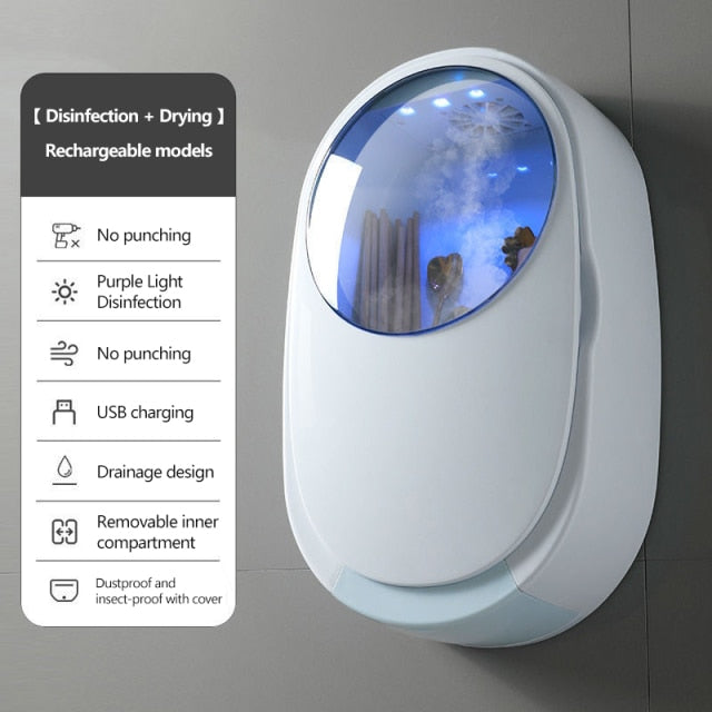 Lisslune | Wall-Mounted UV Disinfection Drainer Box