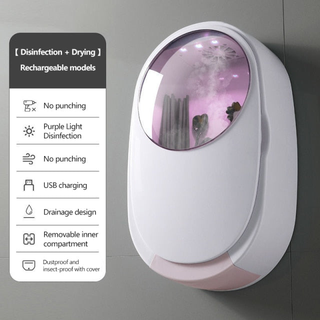 Lisslune | Wall-Mounted UV Disinfection Drainer Box