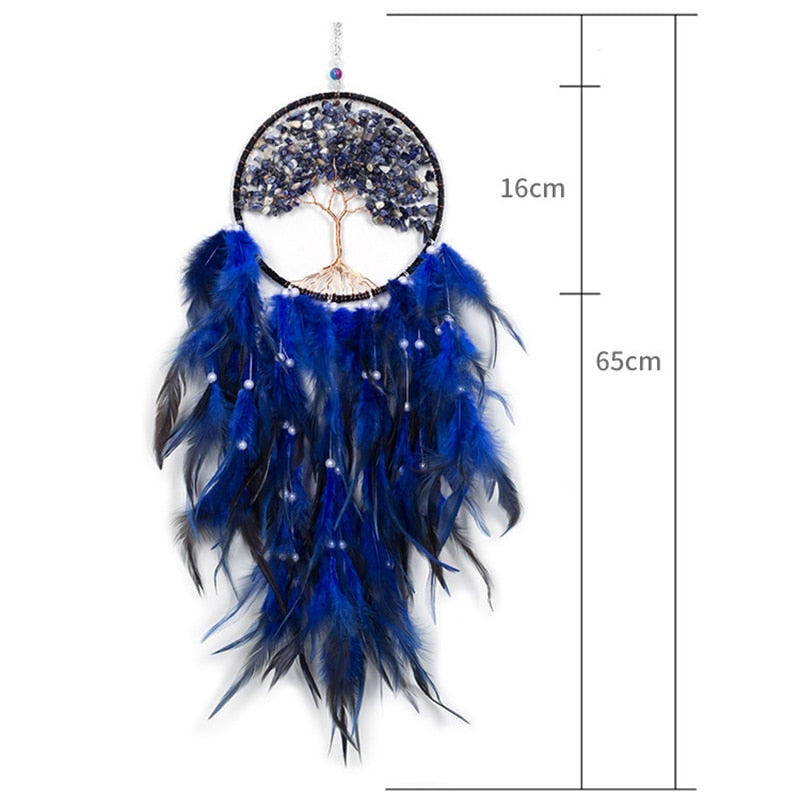 Lisslune | Lapis Lazuli Tree of Life Dreamcatcher