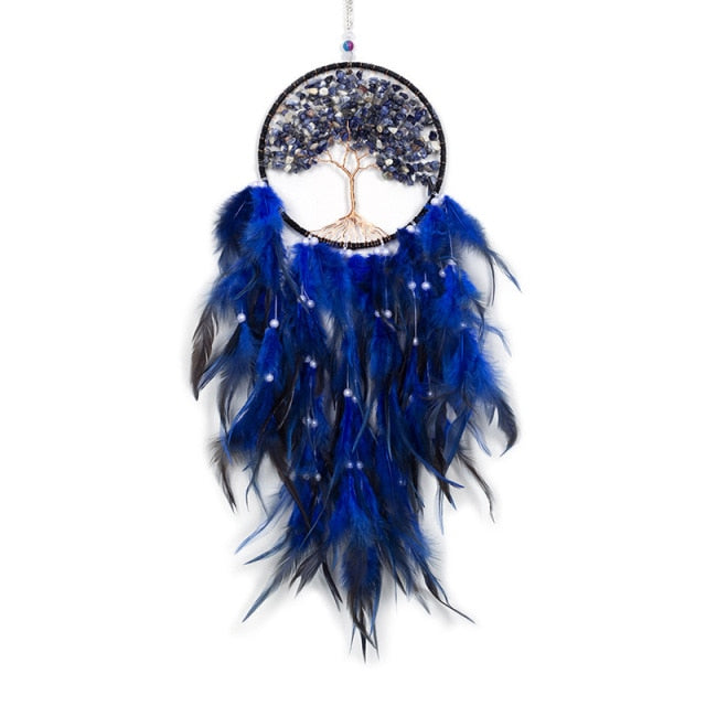 Lisslune | Lapis Lazuli Tree of Life Dreamcatcher