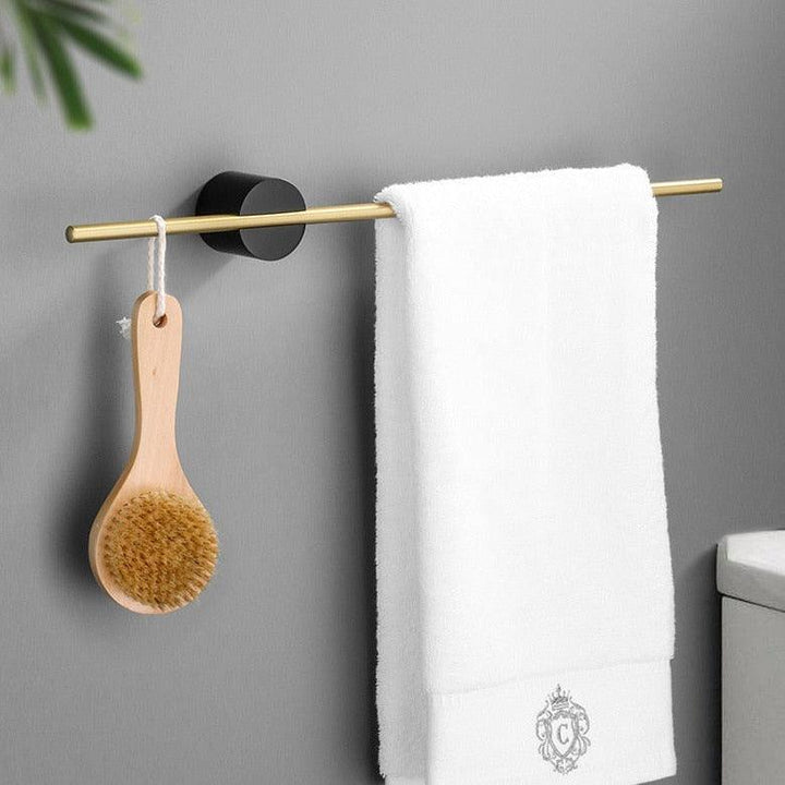 Lisslune | Modern Metal Towel Rack – Wall-Mounted, Rustproof & Space-Saving Bathroom Holder