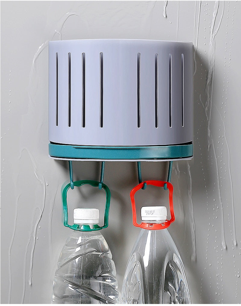 Lisslune | Wall-Mounted Drain Rack Tableware Storage Box