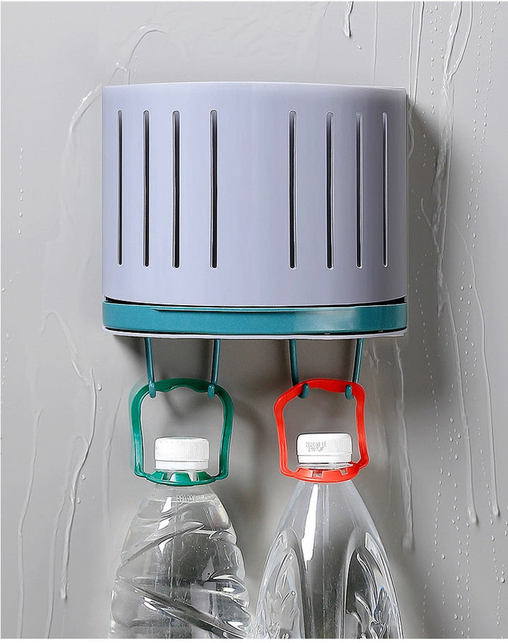 Lisslune | Wall-Mounted Drain Rack Tableware Storage Box