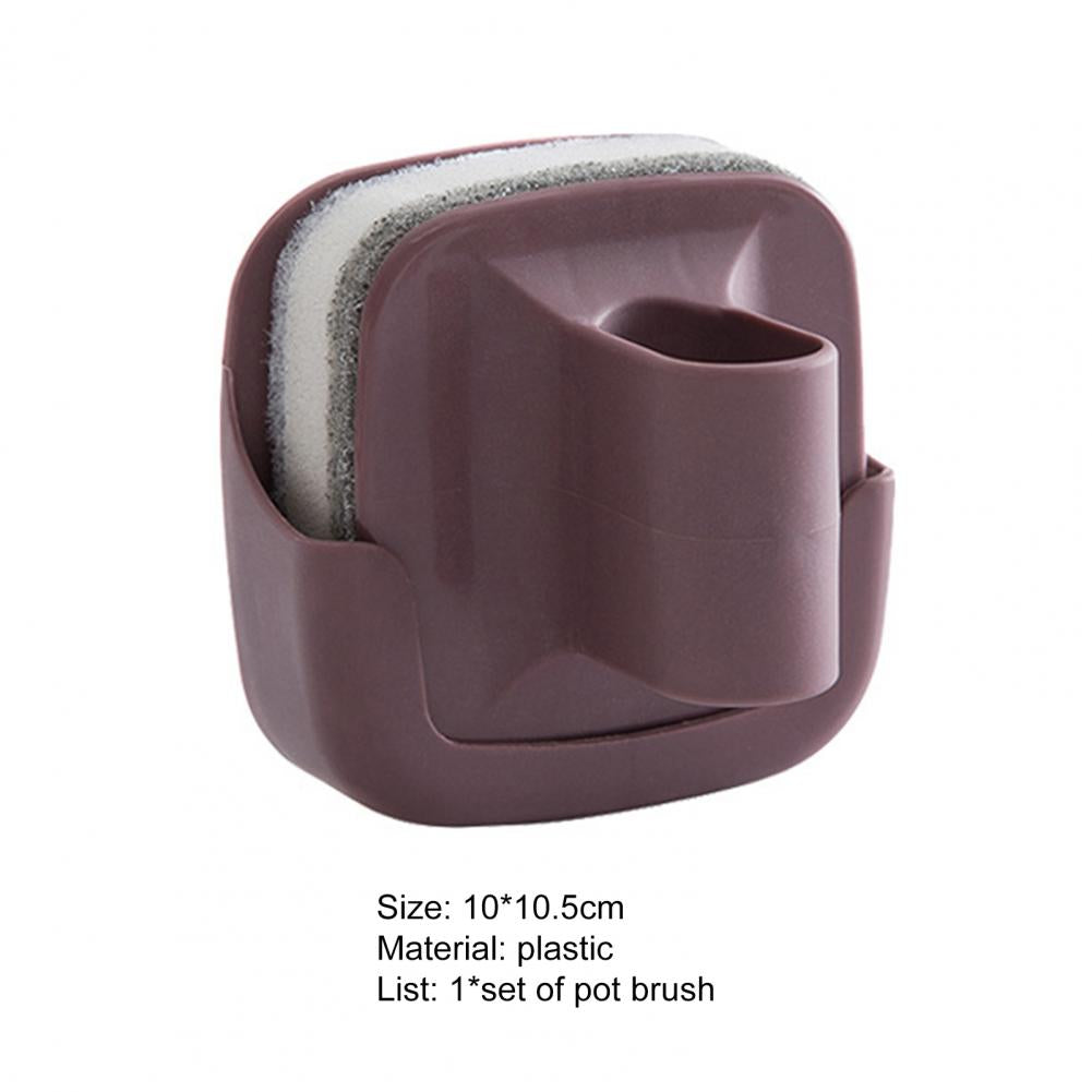 Lisslune | Wall-Mounted Cleaning Brush with Handle