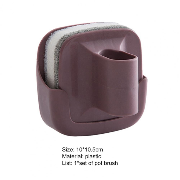Lisslune | Wall-Mounted Cleaning Brush with Handle