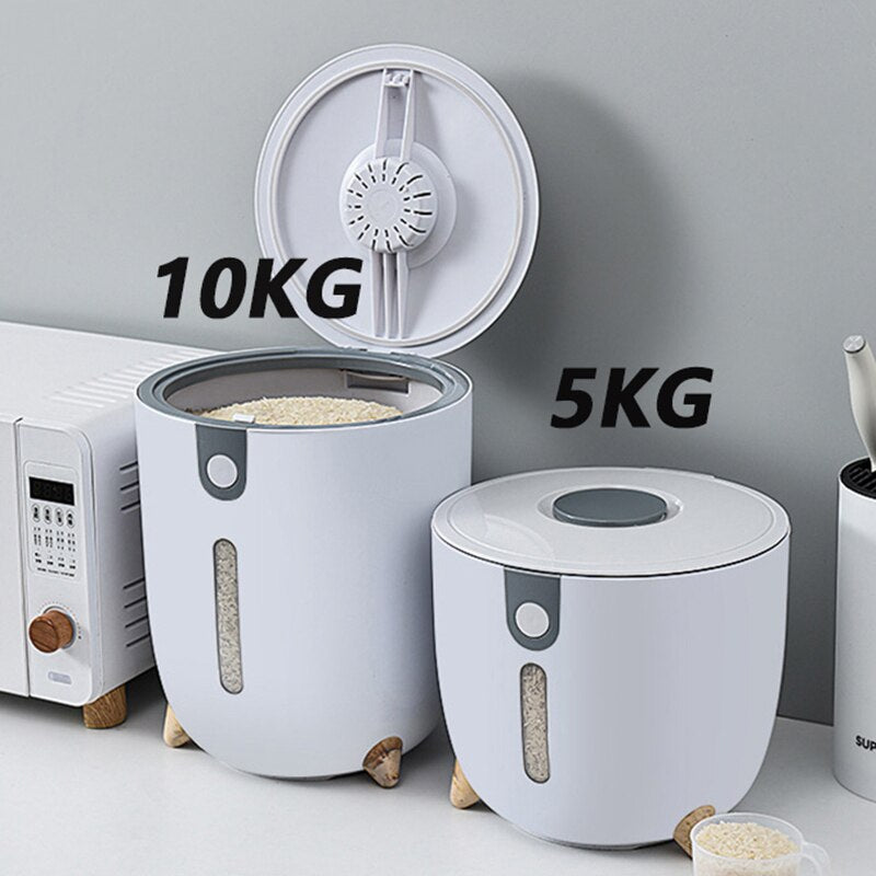 Lisslune | Large Capacity Moisture-Proof Rice Storage Container