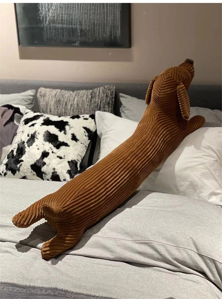 Lisslune | DoxiPlush Dachshund Dog Cushion | Soft Cuddly Pillow | Cute Decorative Pillow for Home