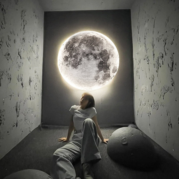 Lisslune | 3D LED Moon or Earth Ceiling or Wall Lamp (3 Styles) 24CM-80CM