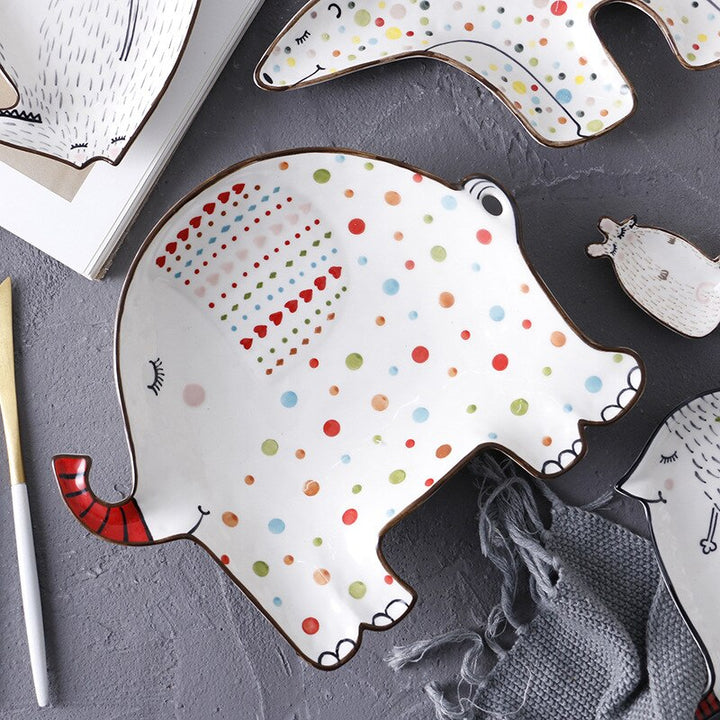 Lisslune | Ceramic Creative Cute Animal Breakfast Plates
