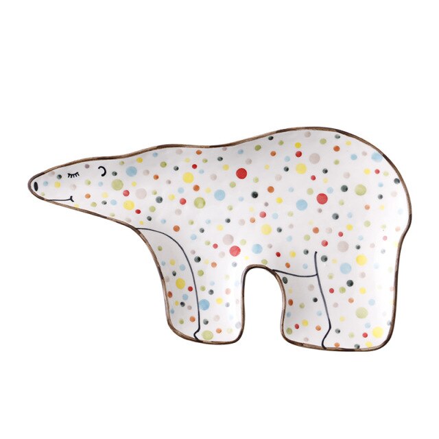 Lisslune | Ceramic Creative Cute Animal Breakfast Plates
