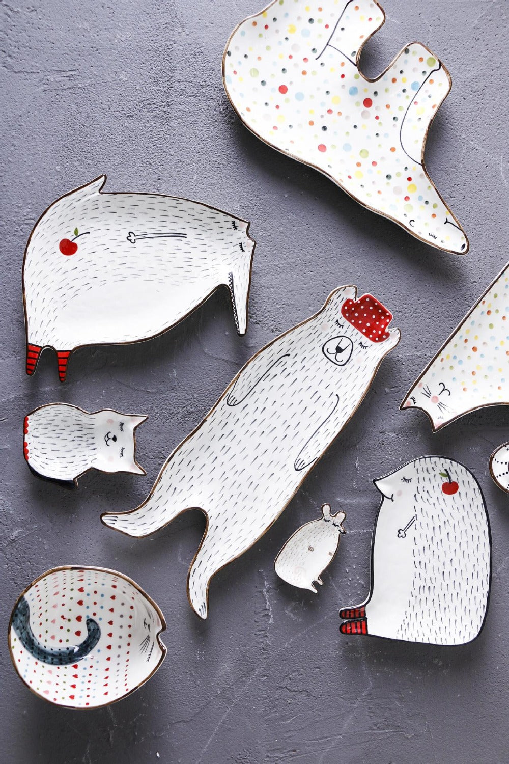 Lisslune | Ceramic Creative Cute Animal Breakfast Plates