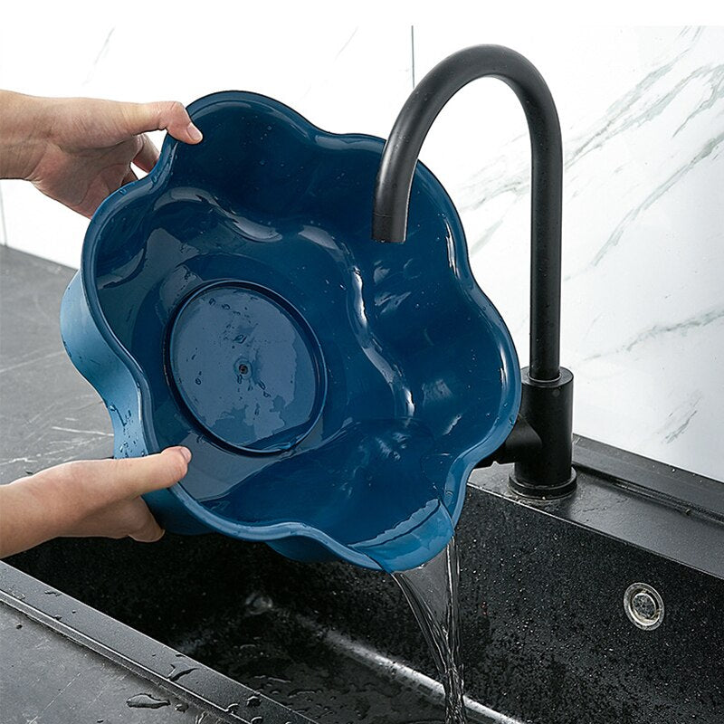 Lisslune | Rotating Drain Basket Snack Tray