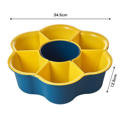 Lisslune | Rotating Drain Basket Snack Tray