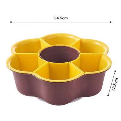 Lisslune | Rotating Drain Basket Snack Tray