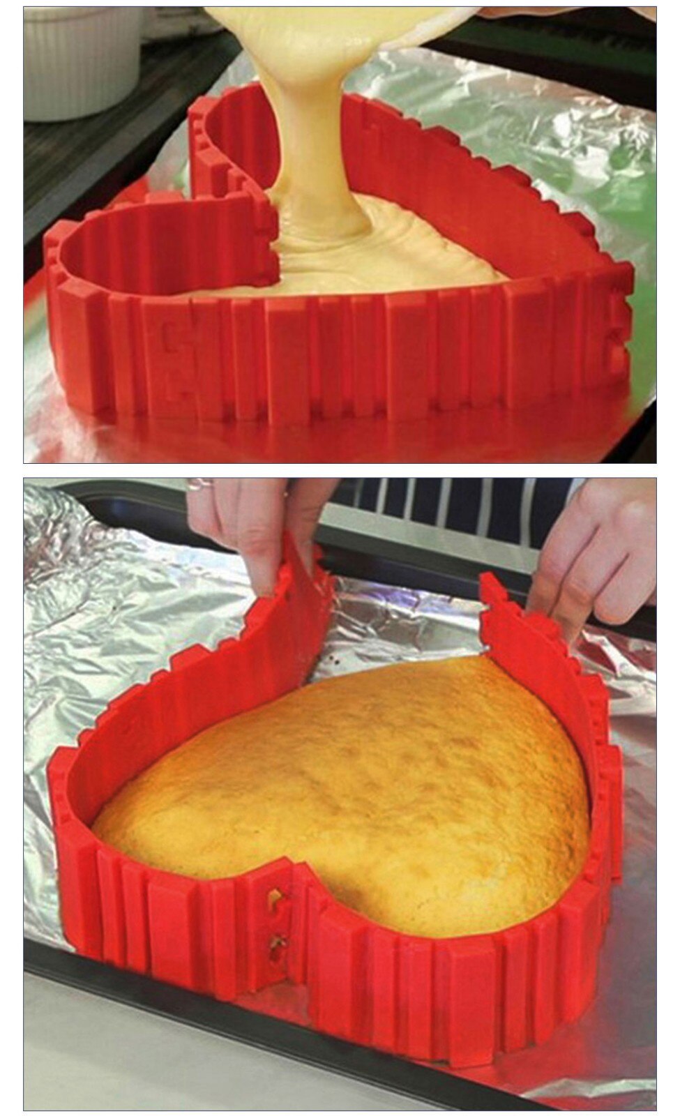 Lisslune | Multi-Shape Magic Silicone Cake Mold