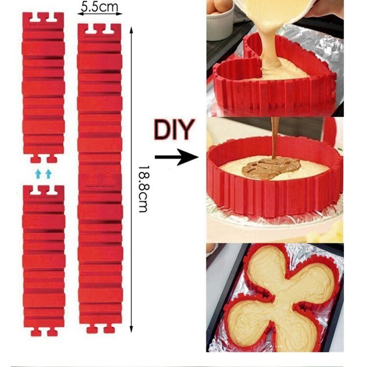 Lisslune | Multi-Shape Magic Silicone Cake Mold