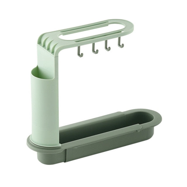 Lisslune | Adjustable Shelf Drain Rack Kitchen Organizer