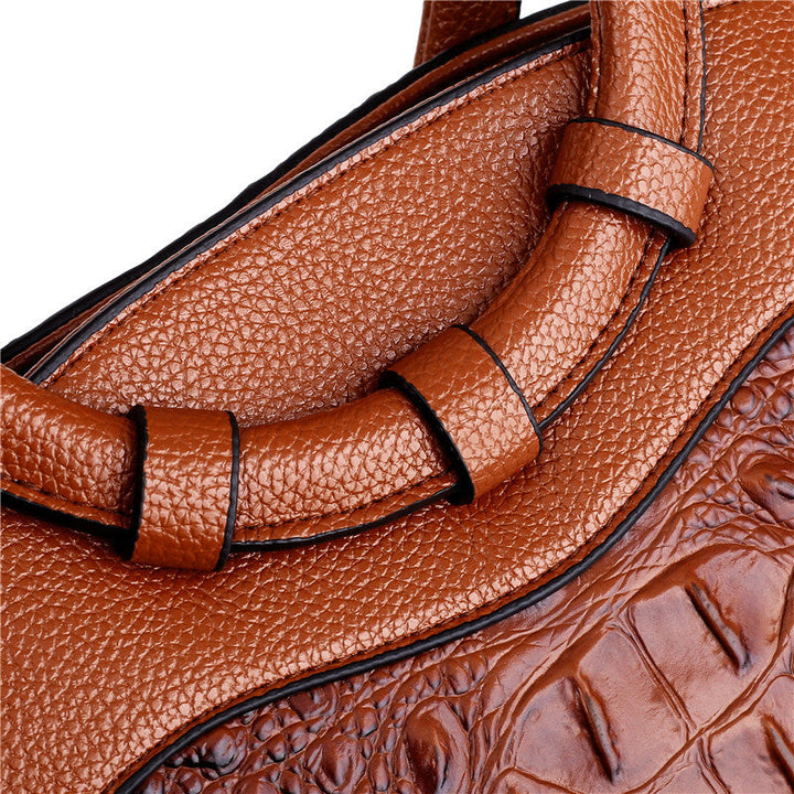 Lisslune | Leather Crocodile Bag – with handcrafted details