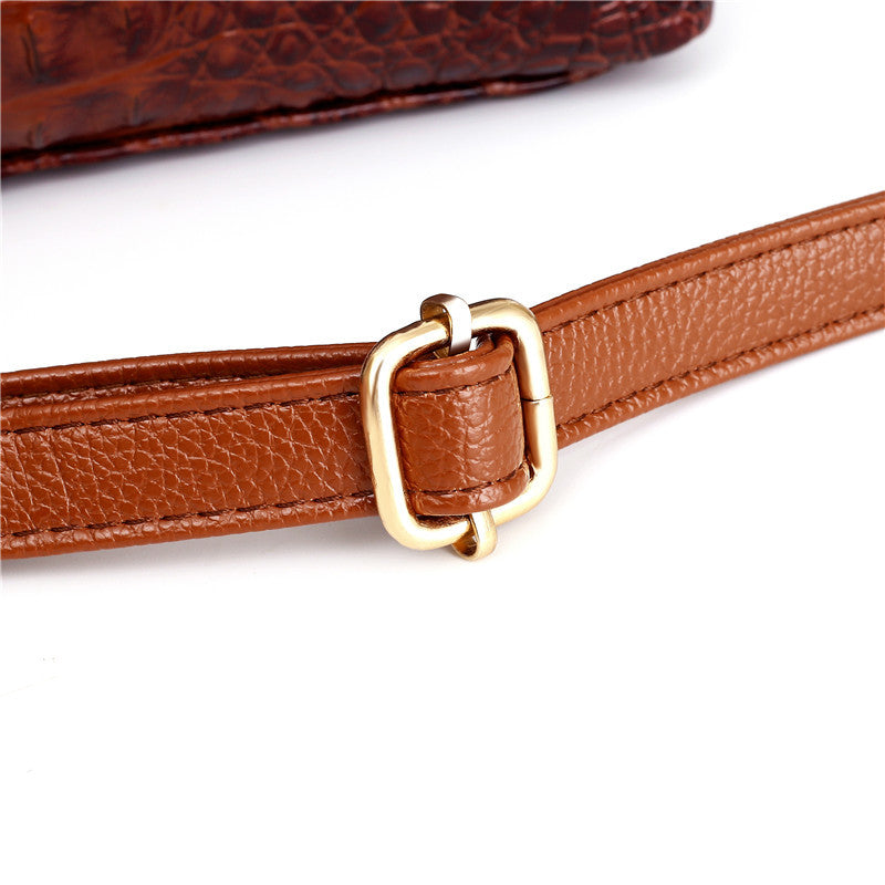 Lisslune | Leather Crocodile Bag – with handcrafted details