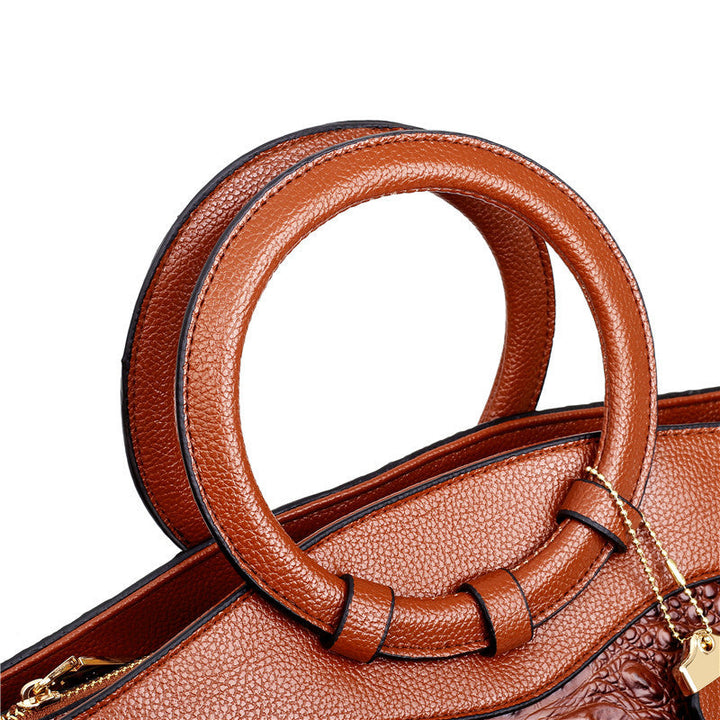 Lisslune | Leather Crocodile Bag – with handcrafted details