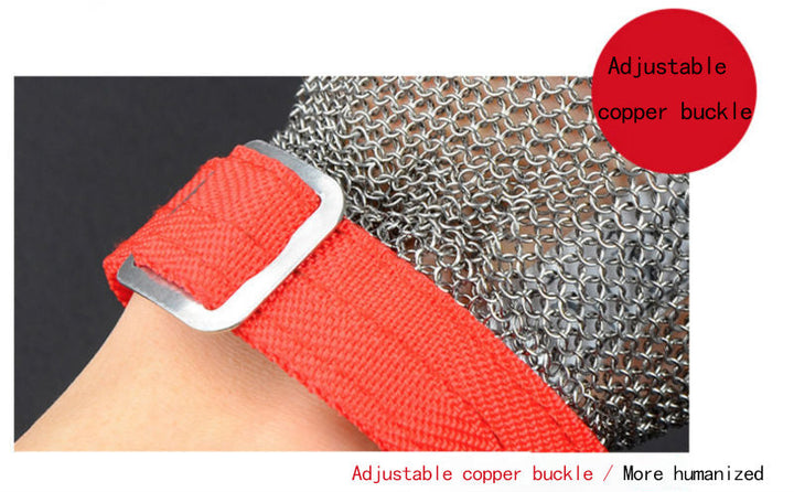 Lisslune | Stainless Steel Cut Resistant Mesh Gloves