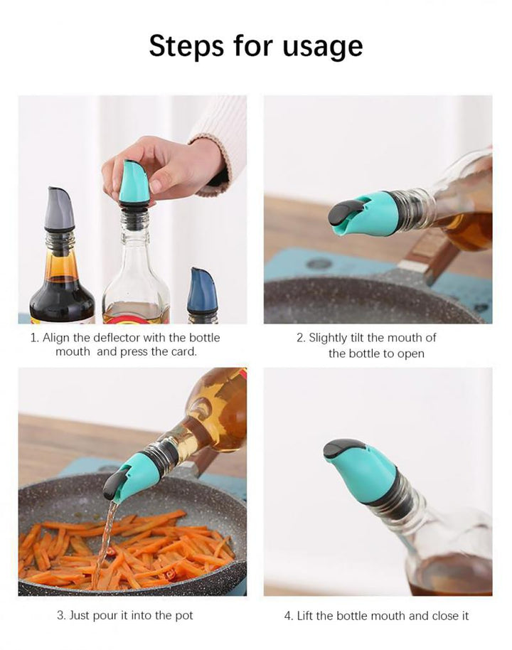 Lisslune | Oil Bottle Leak-Proof Automatic Stopper