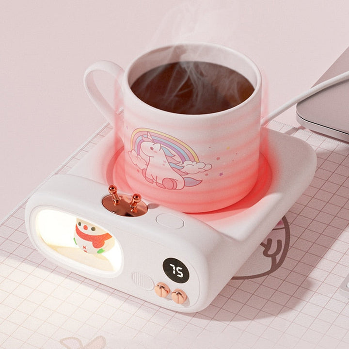 Lisslune | Smart Cute Pet Coffee Warmer Coaster