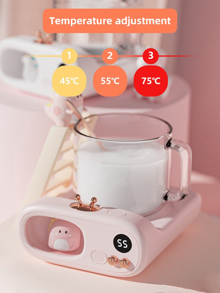 Lisslune | Smart Cute Pet Coffee Warmer Coaster