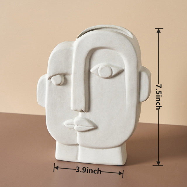Lisslune | Nordic Modern Ceramic Art Face Vase