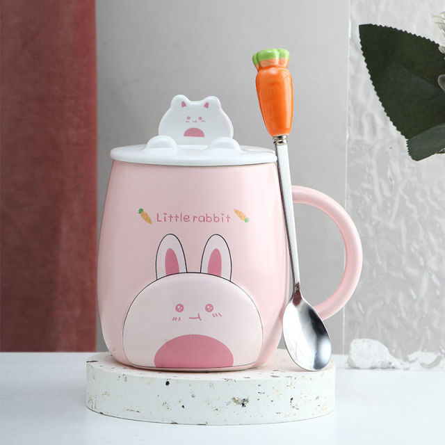 Lisslune | Cute Cartoon Kitty Mug Set