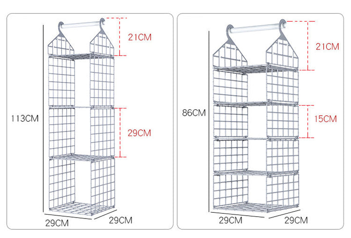 Lisslune | Foldable Wardrobe Multilayer Storage Rack