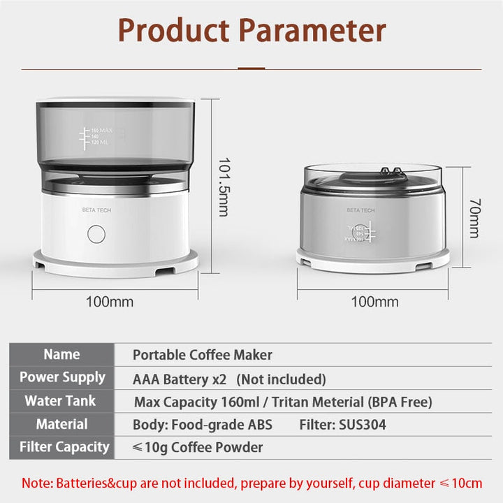 Lisslune | Smart Automatic Brewing Mini Coffee Maker
