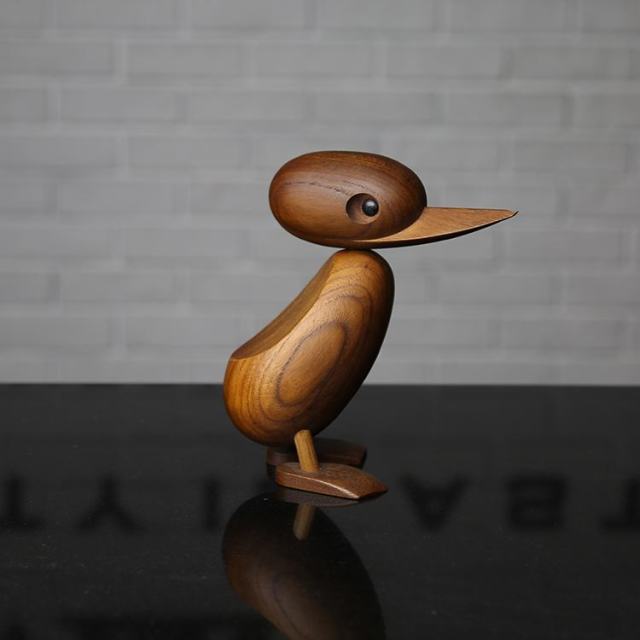 Lisslune | Wooden Classic Danish Puppet Duck Home Decor