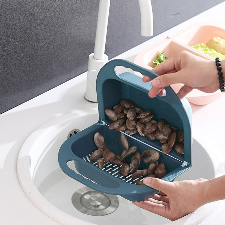 Lisslune | Collapsible Folding Fruit Vegetable Washing Drainer Basket
