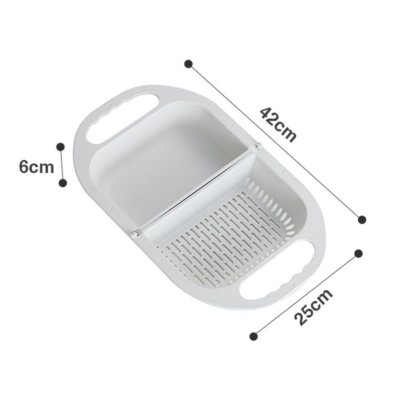 Lisslune | Collapsible Folding Fruit Vegetable Washing Drainer Basket
