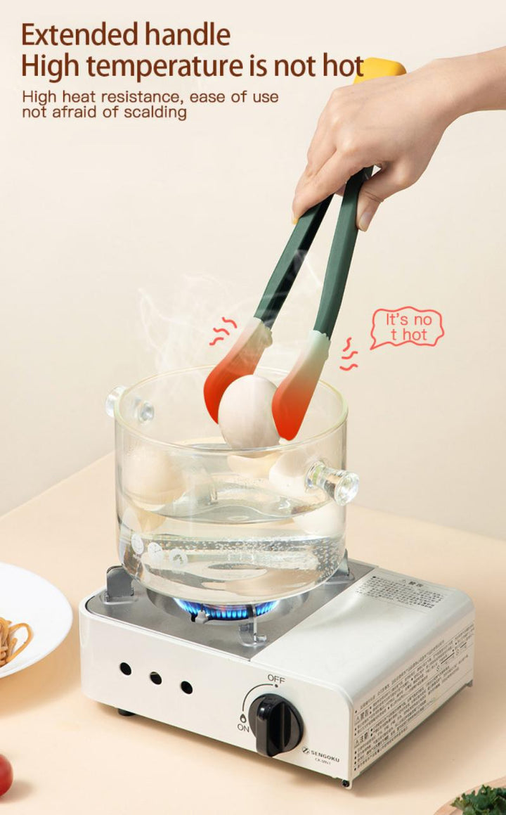 Lisslune | Non-Stick Colorful Matte Tongs